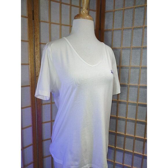 Brooks Bros 346 Lg V Neck Tee - Picture 8 of 13